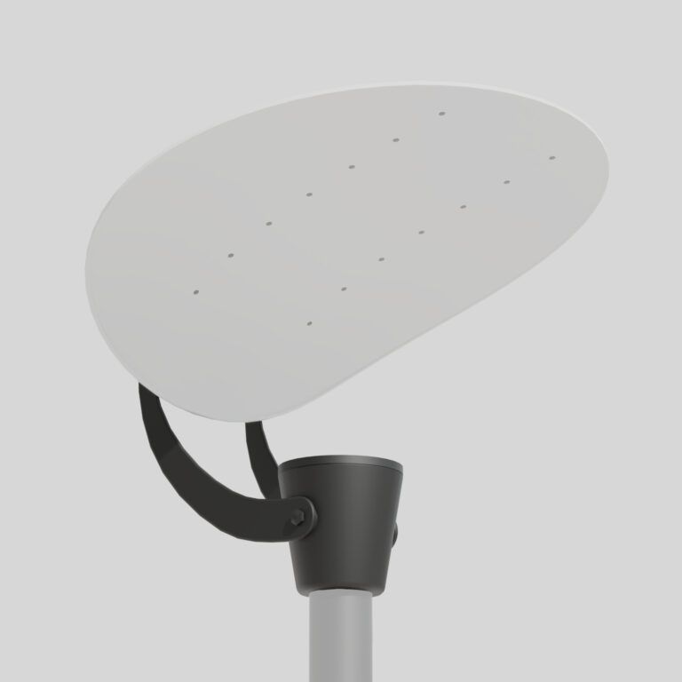 Nowoczesna owalna oprawa, 12 Merkury od Art metal