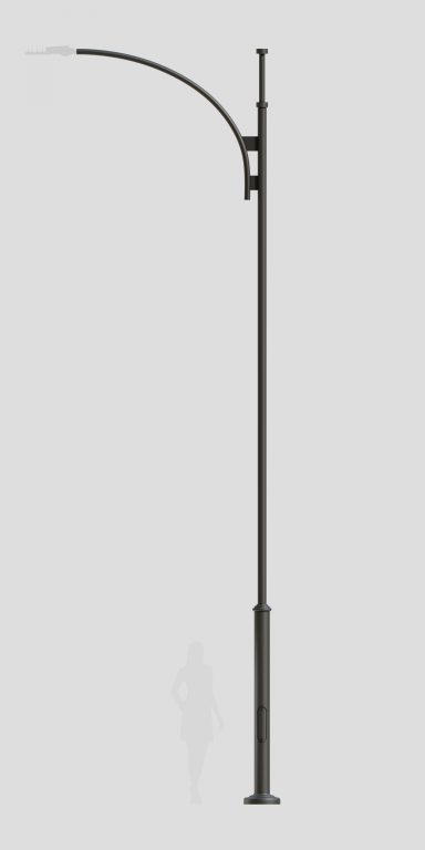 Lantern arm and pole WDR12