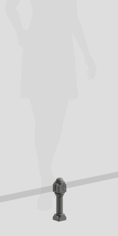 S8 - słupek płotka, element ogrodzeniowy