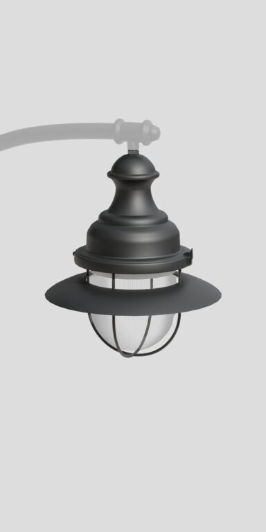 Unowocześniona oprawa 04 Aries Loft, z daszkiem