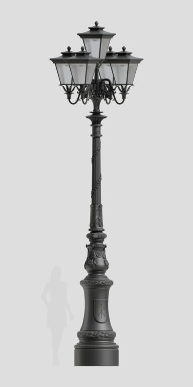 Wysoka latarnia stylowa KL5/22/O